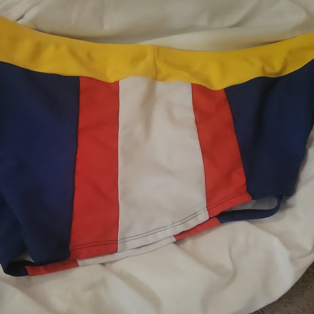 My Hero Academia Hot Topic  Red Blue Yellow Swim Bikini Bottoms Size XL